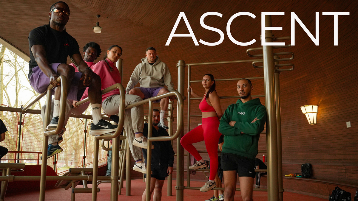 Ascent Kollektion gertragen von 5 Männern und 2 Frauen unterschiedlicher Statur und Herkunft - AlphaGenetics Ascent Kollektion