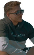 AlphaGenetics essential Hoodie two tone limited edition