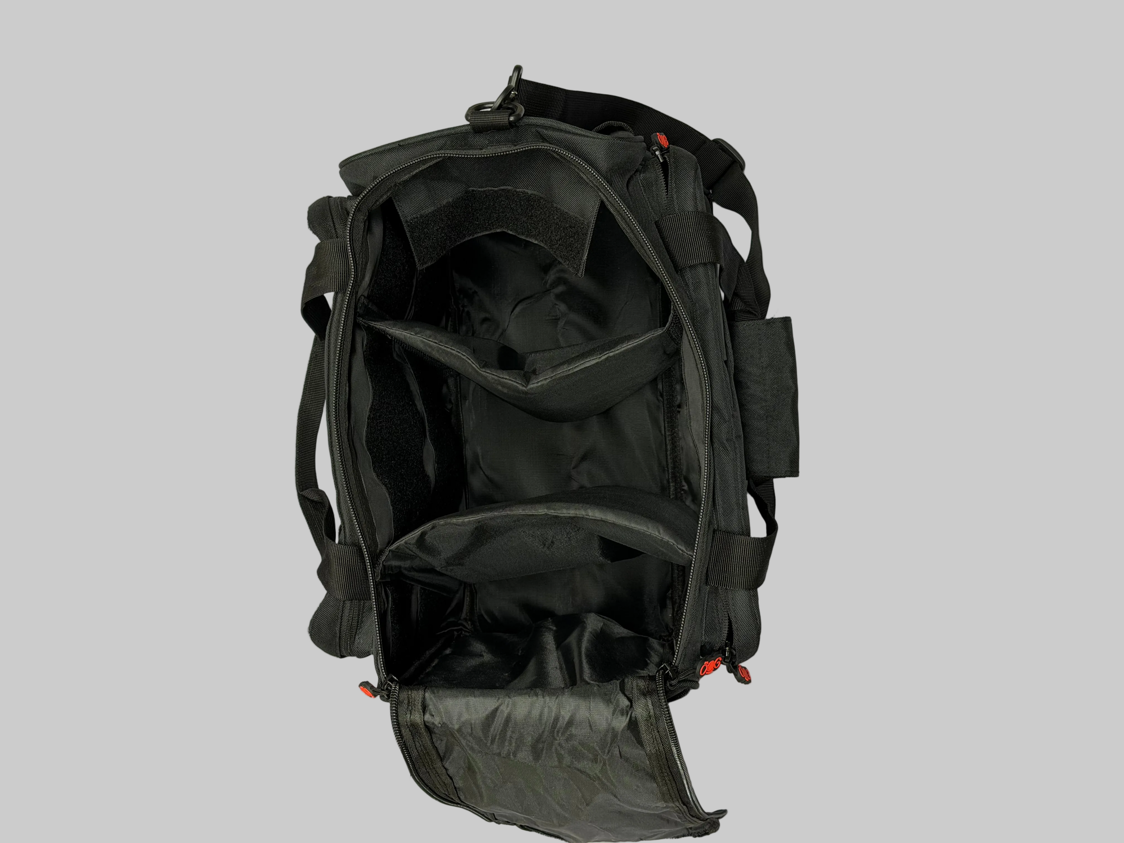 Molle Hard Bag in Schwarz von AlphaGenetics – Ansicht 3