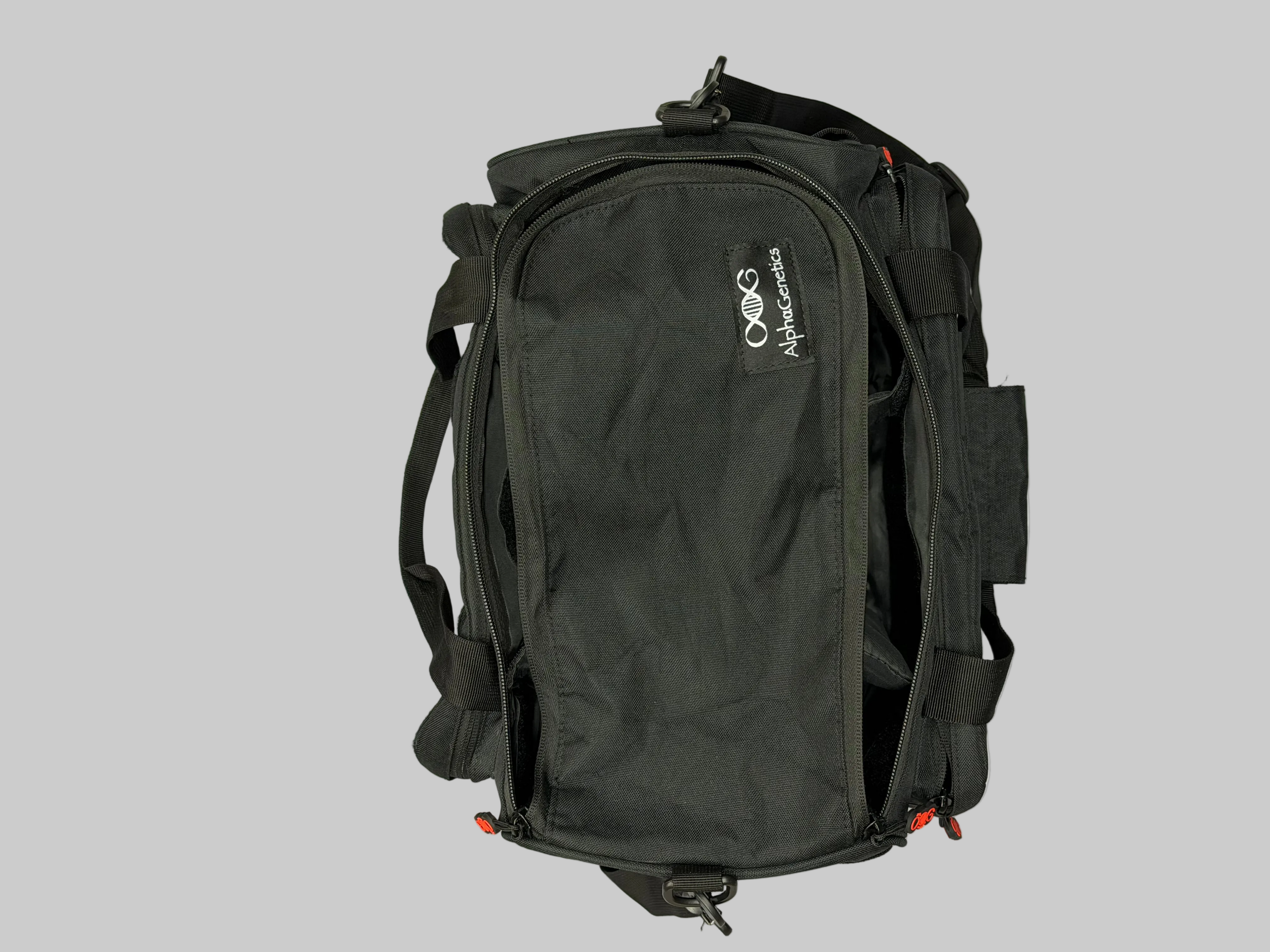 Molle Hard Bag in Schwarz von AlphaGenetics – Ansicht 4