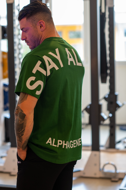 STAY ALPHA - Shirt Grün limited edition